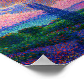 De Roze Wolk (1896) schilderij Poster (Hoek)