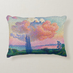 De roze wolk, schilderij van Henri-Edmond Cross Accent Kussen