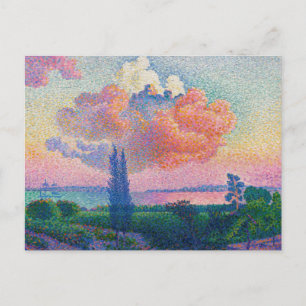 De roze wolk, schilderij van Henri-Edmond Cross Briefkaart