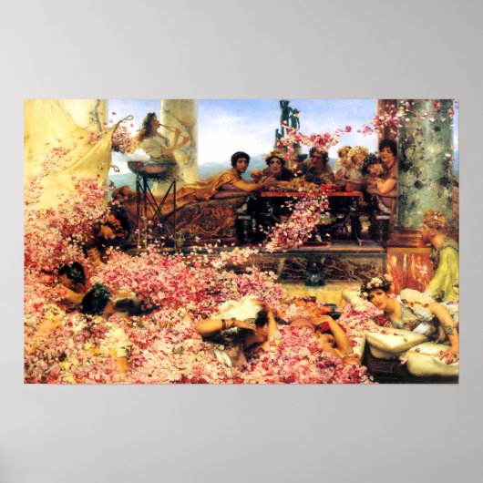 De Rozen van Heliogabalus 1888 Poster (Voorkant)