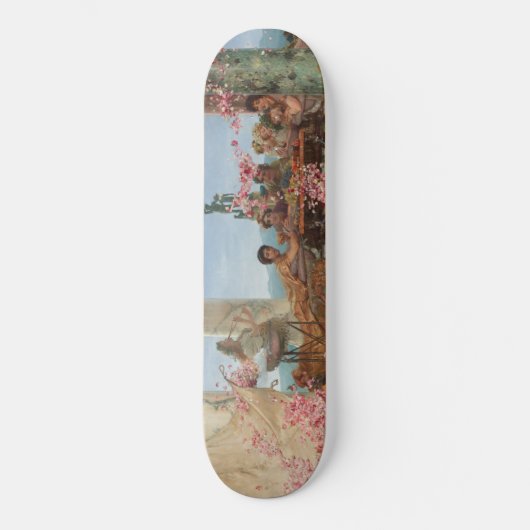 De Rozen van Heliogabalus (Oude Romeinse Luxe) Skateboard (Voorkant)
