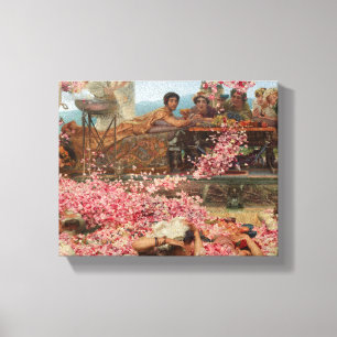 De Rozen van Heliogabalus Sir Lawrence Alma-Tadema Canvas Afdruk