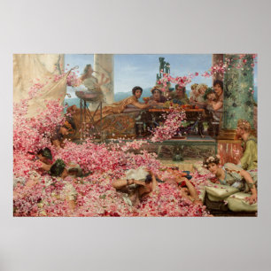 De Rozen van Heliogabalus Sir Lawrence Alma-Tadema Poster