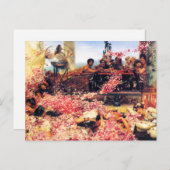 De Rozen van het Briefkaart Heliogabalus (Voorkant / Achterkant)