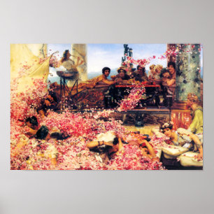 De Rozen van het Poster Heliogabalus