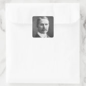 De Rt Hon Andrew Bonar Law M.P. Vierkante Sticker (Tas)