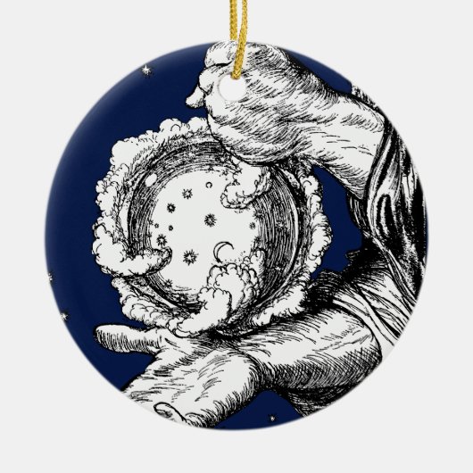 De Rubaiyat van Omar Khayyam Creatie Keramisch Ornament (Voorkant)