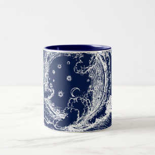 De Rubaiyat van Omar Khayyam Creatie Tweekleurige Koffiemok