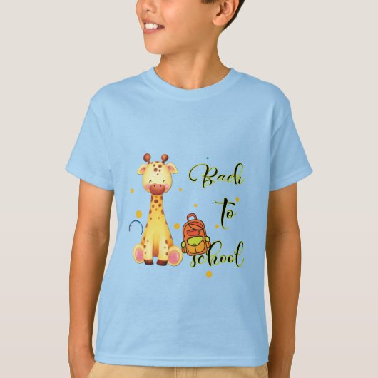 De rug van de school: klaar, klaar, leer! t-shirt (Voorkant)