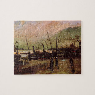 De Ruijterkade in Amsterdam door Vincent van Gogh Legpuzzel
