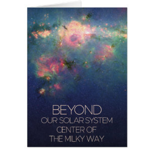 De ruimte, het sterrenstelsel, het centrum van de 