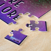 De ruimte is hier om het te onderzoeken Sci-Fi Moo Legpuzzel (Zijkant)