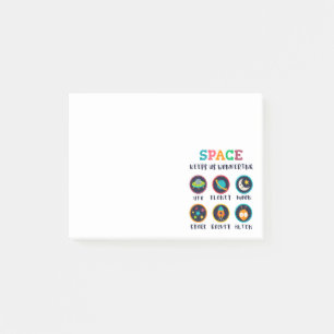 De ruimte laat ons wonderen post-it® notes
