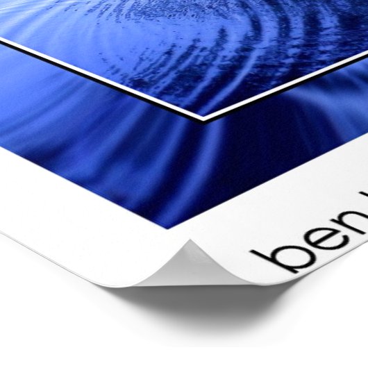 de ruimte tussen poster (Hoek)