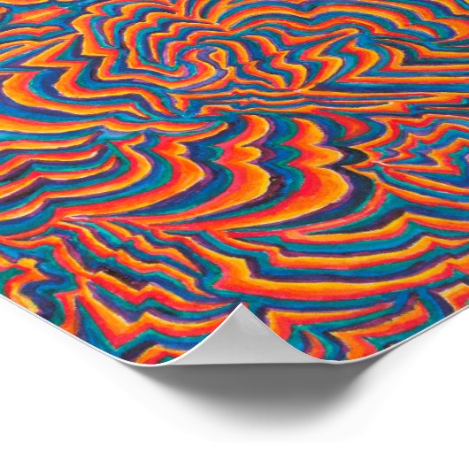 De ruimte tussen wereld en aarde poster (Hoek)