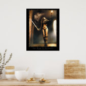 De ruimte van duisternis poster (Keuken)