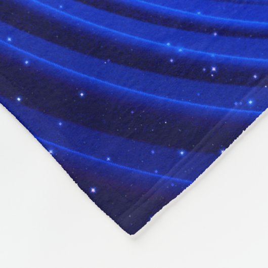 De ruimtekromming fleece deken (Hoek)