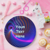 De ruimtekromming papieren bordje (Feest)