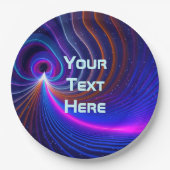 De ruimtekromming papieren bordje (Voorkant)