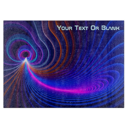 De ruimtekromming snijplank (Voorkant)