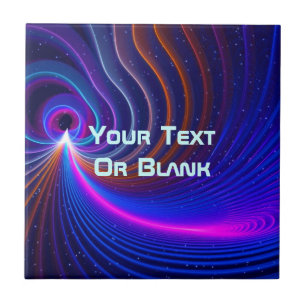 De ruimtekromming tegeltje