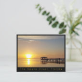 De ruimtekust in Florida Briefkaart (Staand voorkant)