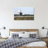 De ruimtependelAtlantis ontruimt zijn belemmerings Canvas Afdruk (Insitu (Slaapkamer))