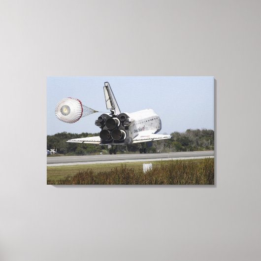 De ruimtependelAtlantis ontruimt zijn belemmerings Canvas Afdruk (Voorkant)
