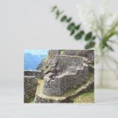 De Ruïnes van de Sleep van Inca Briefkaart (Staand voorkant)