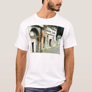 De ruïnes van Pompeii - markt met tempels T-shirt