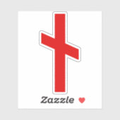 De Rune Nauthiz (rood) Sticker (Vel)