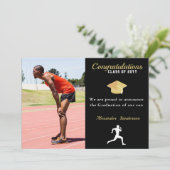 De runnerklasse van het spoor van de aankondiging  (Staand voorkant)