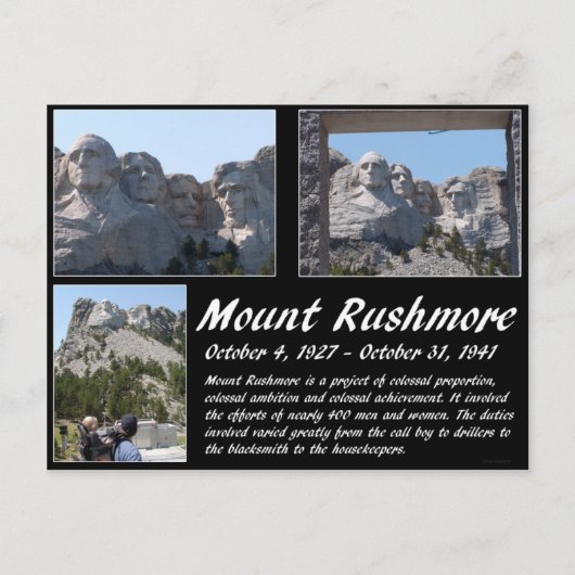 De Rushmore reeks #2 Briefkaart (Voorkant)