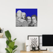 De Rushmore van het Poster van Composers opzetten (Thuiskantoor)