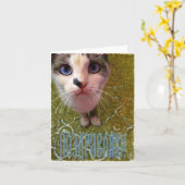 De Russische Kaart van Gelukwensen (in Rus) (Gele Bloem)