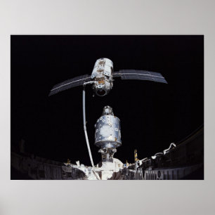 De Russische Module van Zarya van het paren aan de Poster
