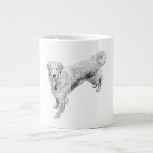 De rust van Autumn Guardian Extra Grote Beker (Voorkant)