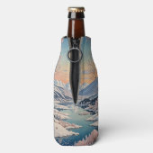 De rust van de winter flesjeskoeler (Fles Achterkant)