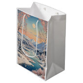 De rust van de winter medium cadeauzakje (Voorkant Gekanteld)