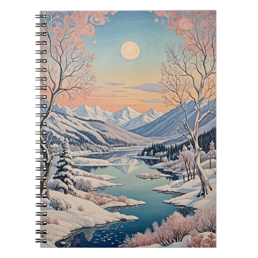 De rust van de winter notitieboek (Voorkant)