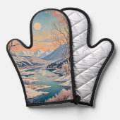 De rust van de winter ovenwant (Voorkant / Achterkant)