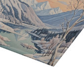 De rust van de winter snijplank (Hoek)