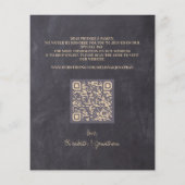 De Rustic Greenery de Code van QR van de Foto van  (Achterkant)