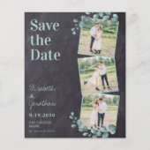 De Rustic Greenery QR de CodeFoto sparen de Datum (Voorkant)