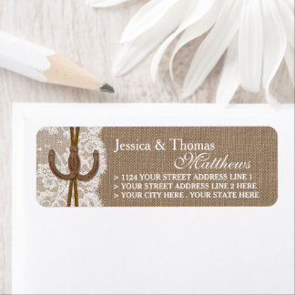 De Rustic Hoefijzer Wedding Collectie Labels