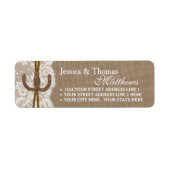 De Rustic Hoefijzer Wedding Collectie Labels (Voorkant)