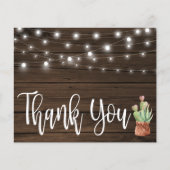 De Rustic Koord van de begroting lichtjes Succulen (Voorkant)