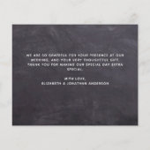 De Rustic van het Koord van het Chalkboard van de  (Achterkant)