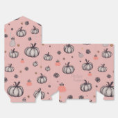 De rustieke pompoen (roze) bedankdoosjes (Ongevouwen)