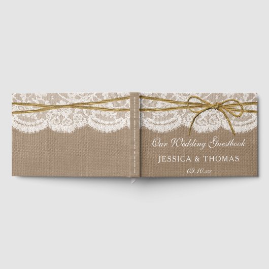 De Rustieke Touw Boog Trouwcollectie Gastenboek (Volledig)